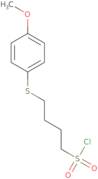 4-[(4-Methoxyphenyl)sulfanyl]butane-1-sulfonyl chloride