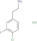 2-(4-Chloro-3-fluorophenyl)ethan-1-amine hydrochloride