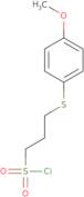 3-[(4-Methoxyphenyl)sulfanyl]propane-1-sulfonyl chloride