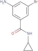 3-Amino-5-bromo-N-cyclopropylbenzamide