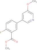 Methyl 2-fluoro-5-(5-methoxypyridin-3-yl)benzoate