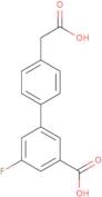 3-[4-(Carboxymethyl)phenyl]-5-fluorobenzoic acid