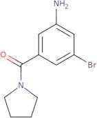 3-Bromo-5-(pyrrolidine-1-carbonyl)aniline