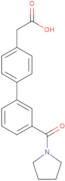 (4-{3-[(Pyrrolidin-1-yl)carbonyl]phenyl}phenyl)acetic acid