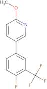 5-[4-Fluoro-3-(trifluoromethyl)phenyl]-2-methoxypyridine