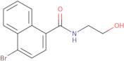 4-Bromo-N-(2-hydroxyethyl)naphthalene-1-carboxamide