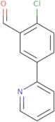 2-Chloro-5-(pyridin-2-yl)benzaldehyde