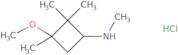 3-Methoxy-N,2,2,3-tetramethylcyclobutan-1-amine hydrochloride