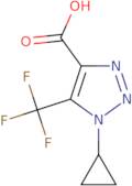1-Cyclopropyl-5-(trifluoromethyl)-1H-1,2,3-triazole-4-carboxylic acid