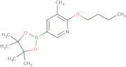 2-Butoxy-3-methyl-5-(4,4,5,5-tetramethyl-1,3,2-dioxaborolan-2-yl)pyridine