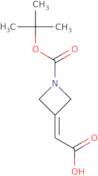 2-{1-[(tert-butoxy)carbonyl]azetidin-3-ylidene}acetic acid