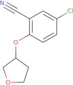 5-Chloro-2-(oxolan-3-yloxy)benzonitrile