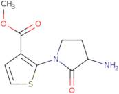 Methyl 2-(3-amino-2-oxopyrrolidin-1-yl)thiophene-3-carboxylate