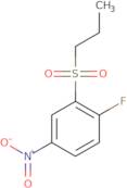 1-Fluoro-4-nitro-2-(propane-1-sulfonyl)benzene