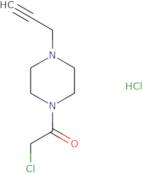 2-Chloro-1-[4-(prop-2-yn-1-yl)piperazin-1-yl]ethan-1-one hydrochloride