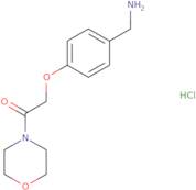 2-[4-(Aminomethyl)phenoxy]-1-(morpholin-4-yl)ethan-1-one hydrochloride