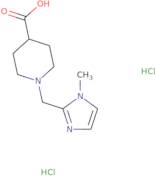 1-[(1-Methyl-1H-imidazol-2-yl)methyl]piperidine-4-carboxylic acid dihydrochloride