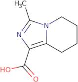 3-Methyl-5H,6H,7H,8H-imidazo[1,5-a]pyridine-1-carboxylic acid