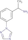 1-[3-(1H-1,2,4-Triazol-1-yl)phenyl]ethan-1-amine