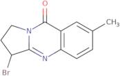 3-Bromo-7-methyl-1H,2H,3H,9H-pyrrolo[2,1-b]quinazolin-9-one