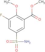 Methyl 3-fluoro-2-methoxy-5-sulfamoylbenzoate