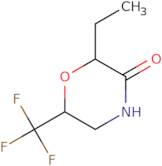 2-Ethyl-6-(trifluoromethyl)morpholin-3-one