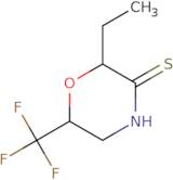 2-Ethyl-6-(trifluoromethyl)morpholine-3-thione