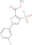 Methyl 3-(chlorosulfonyl)-5-(3-fluorophenyl)thiophene-2-carboxylate