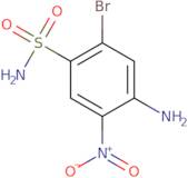 4-Amino-2-bromo-5-nitrobenzene-1-sulfonamide