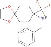 N-Benzyl-8-(trifluoromethyl)-1,4-dioxaspiro[4.5]decan-8-amine