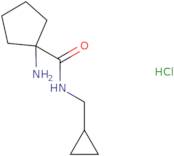 1-Amino-N-(cyclopropylmethyl)cyclopentane-1-carboxamide hydrochloride