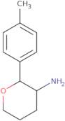 2-(4-Methylphenyl)oxan-3-amine