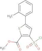 Methyl 3-(chlorosulfonyl)-5-(2-methylphenyl)thiophene-2-carboxylate