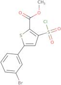 Methyl 5-(3-bromophenyl)-3-(chlorosulfonyl)thiophene-2-carboxylate