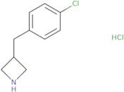 3-[(4-Chlorophenyl)methyl]azetidine hydrochloride