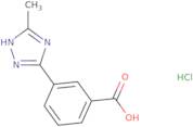 3-(5-Methyl-1H-1,2,4-triazol-3-yl)benzoic acid hydrochloride