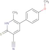 5-(4-Methoxyphenyl)-6-methyl-2-sulfanylpyridine-3-carbonitrile