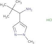 2,2-Dimethyl-1-(1-methyl-1H-pyrazol-4-yl)propan-1-amine hydrochloride