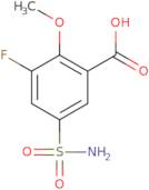 3-Fluoro-2-methoxy-5-sulfamoylbenzoic acid