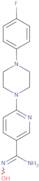 6-[4-(4-Fluorophenyl)piperazin-1-yl]-N'-hydroxypyridine-3-carboximidamide