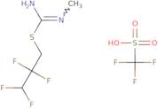 N'-Methyl[(2,2,3,3-tetrafluoropropyl)sulfanyl]methanimidamide, trifluoromethanesulfonic acid