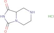 Octahydroimidazolidino[1,5-a]piperazine-1,3-dione hydrochloride