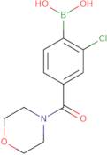 2-Chloro-4-(4-morpholinylcarbonyl)benzeneboronic acid