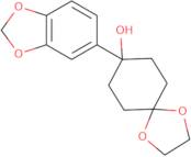 8-(benzo[d][1,3]dioxol-5-yl)-1,4-dioxaspiro[4.5]decan-8-ol