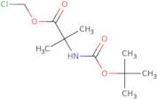 Chloromethyl 2-([(tert-butoxy)carbonyl]amino)-2-methylpropanoate