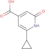 6-Cyclopropyl-2-oxo-1,2-dihydropyridine-4-carboxylic acid