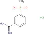 3-Methanesulfonylbenzene-1-carboximidamide hydrochloride