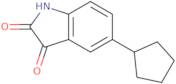 5-Cyclopentyl-2,3-dihydro-1H-indole-2,3-dione