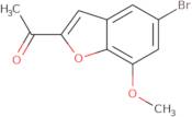 1-(5-Bromo-7-methoxy-1-benzofuran-2-yl)ethan-1-one