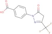 4-[5-Oxo-3-(trifluoromethyl)-4,5-dihydro-1H-pyrazol-1-yl]benzoic acid